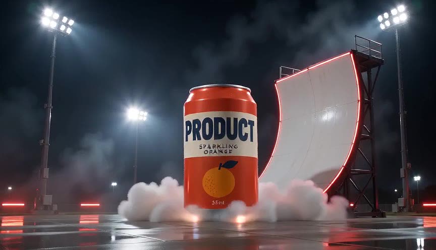 Flying Product Ad